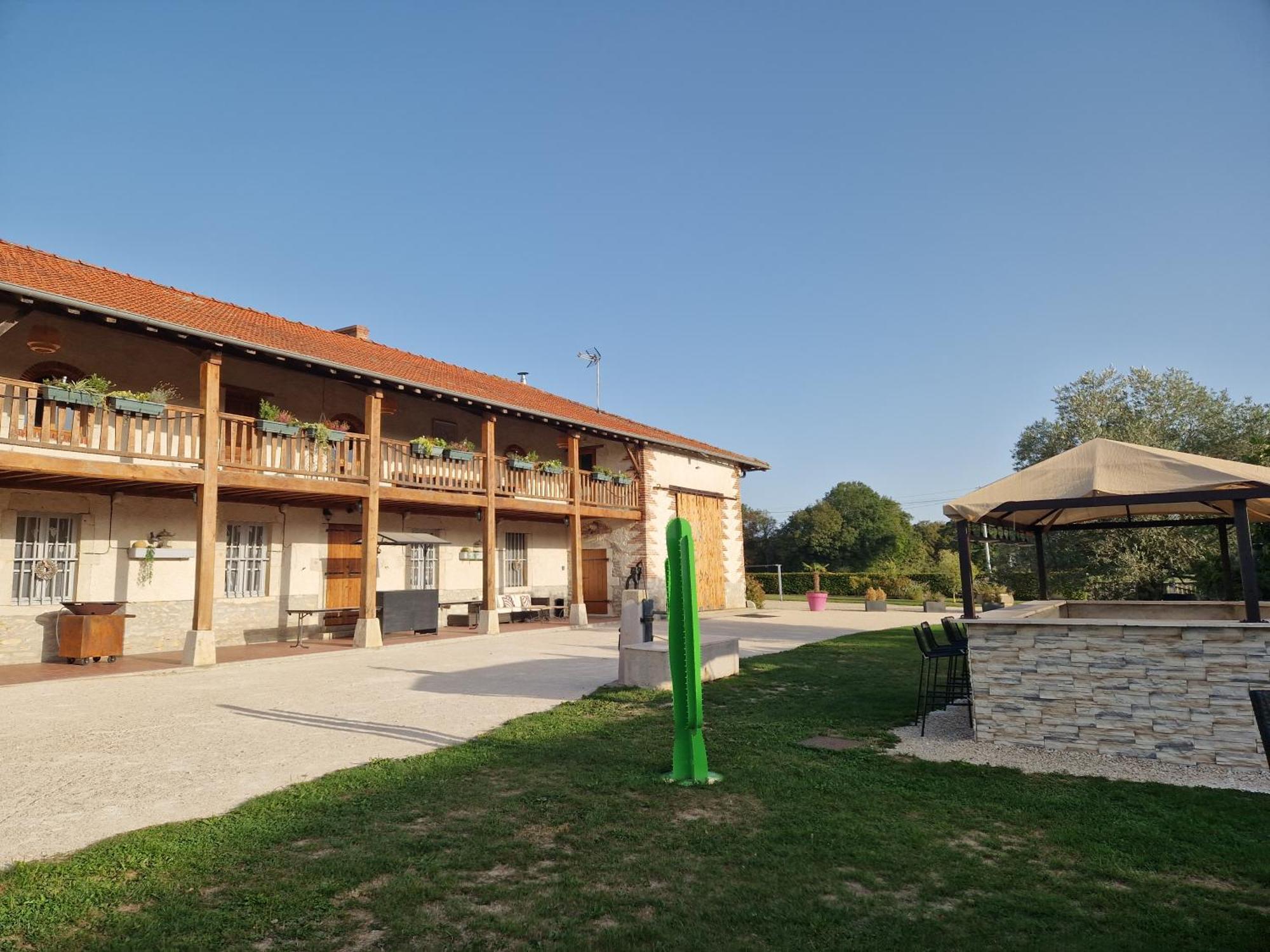 Saint-André-sur-Vieux-Jonc Domaine Du Cuiset -Gite Des Combles 빌라 외부 사진